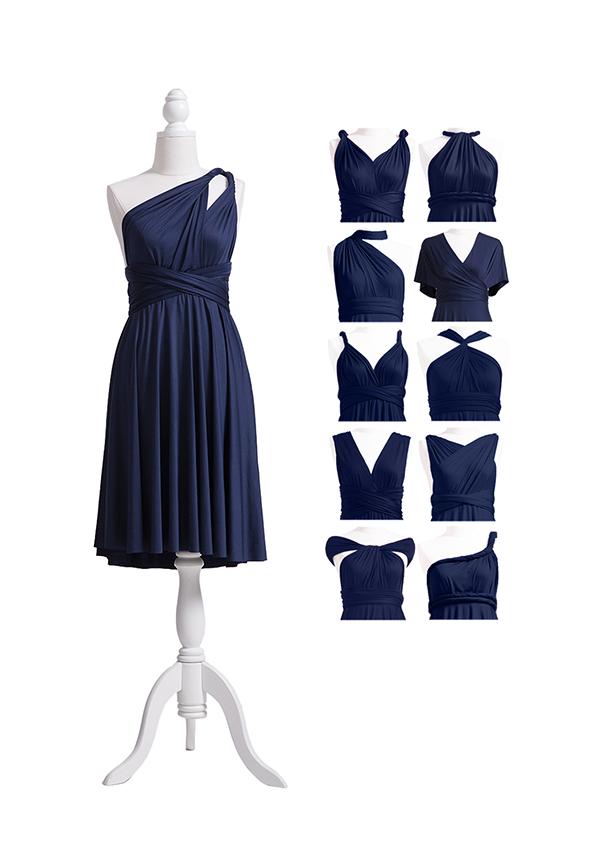 Navy Blue Multiway Infinity dress